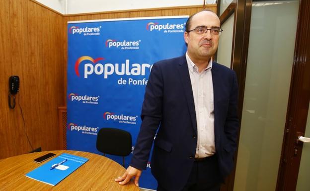 El portavoz del PP en el Ayuntamiento de Ponferrada, Marco Morala.