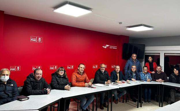 Reunión de la ejecutiva del PSOE de Ponferrada./