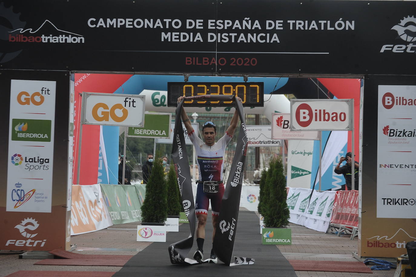 Adiós a la afición | Leonnews 1 Gómez Noya, en la prueba de Bilbao./Borja Agudo