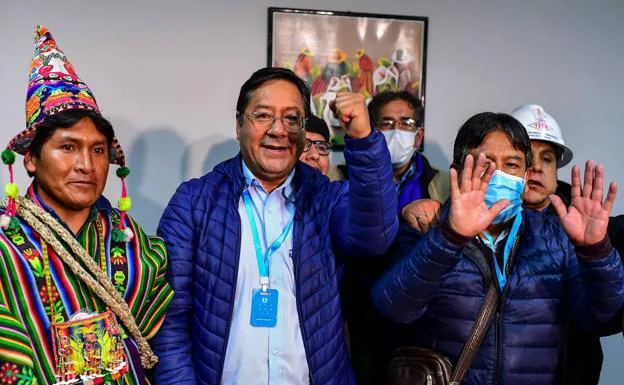 Luis Arce lidera el Movimiento al Socialismo del expresidente Evo Morales. /Afp