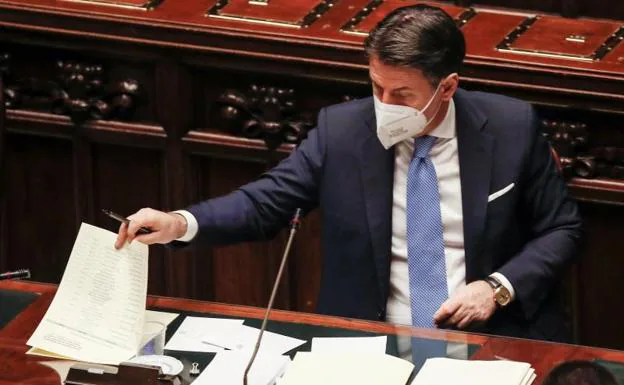 El jefe del Ejecutivo, Giuseppe Conte./REUTERS