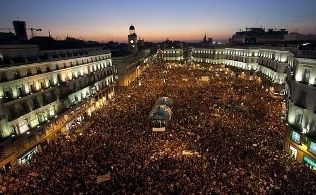 Una imagen del 15-M/