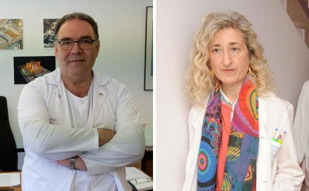 José Manuel Vicente y Laura Gil.