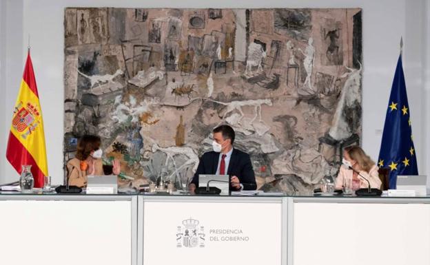 Consejo de ministros celebrado el pasado amrtes en el Palacio de la Moncloa /EFE