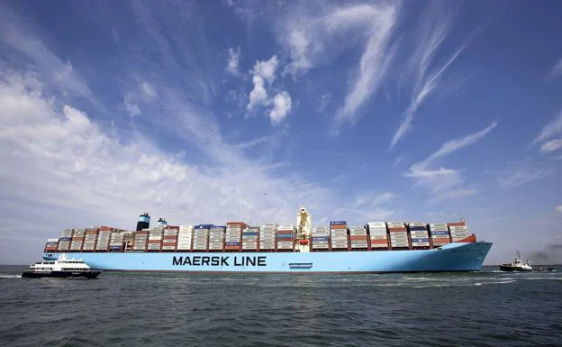 Maersk Line, el mayor operador mundial de barcos contenedores. /reuters