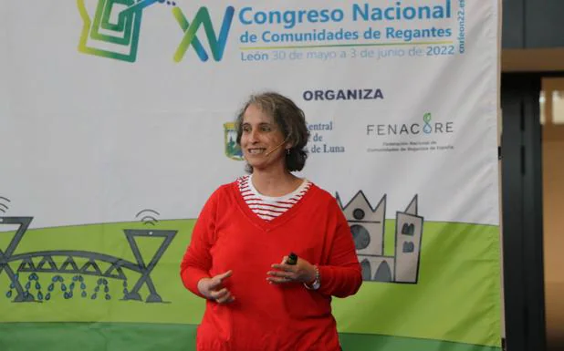 Presentación sobre la gastronomía leonesa en el XV Congreso Nacional de Regantes./