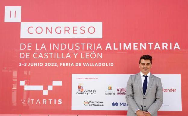 The president of the Association of the Food Industry of Castilla y León, Vitartis, Pedro Ruiz Aragoneses.