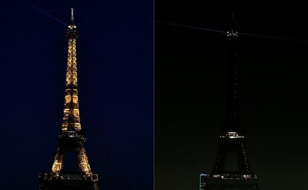 París apaga las luces para ahorrar energía 