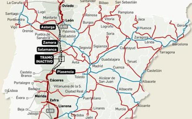 De esta forma, la UE pone de nuevo sobre la mesa la recuperación de la conexión ferroviaria de la Ruta de la Plata/Leonoticias