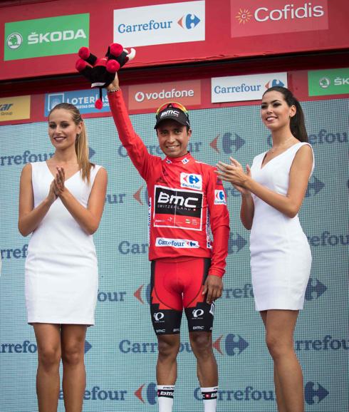 Darwin Atapuma «Ser líder de la Vuelta es un sueño hecho realidad